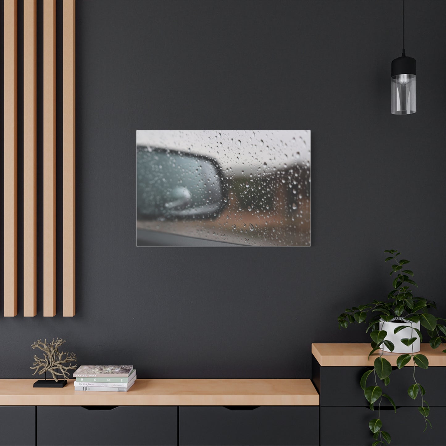 Blurred World Beyond — Moody Weather Photography Wall Art
