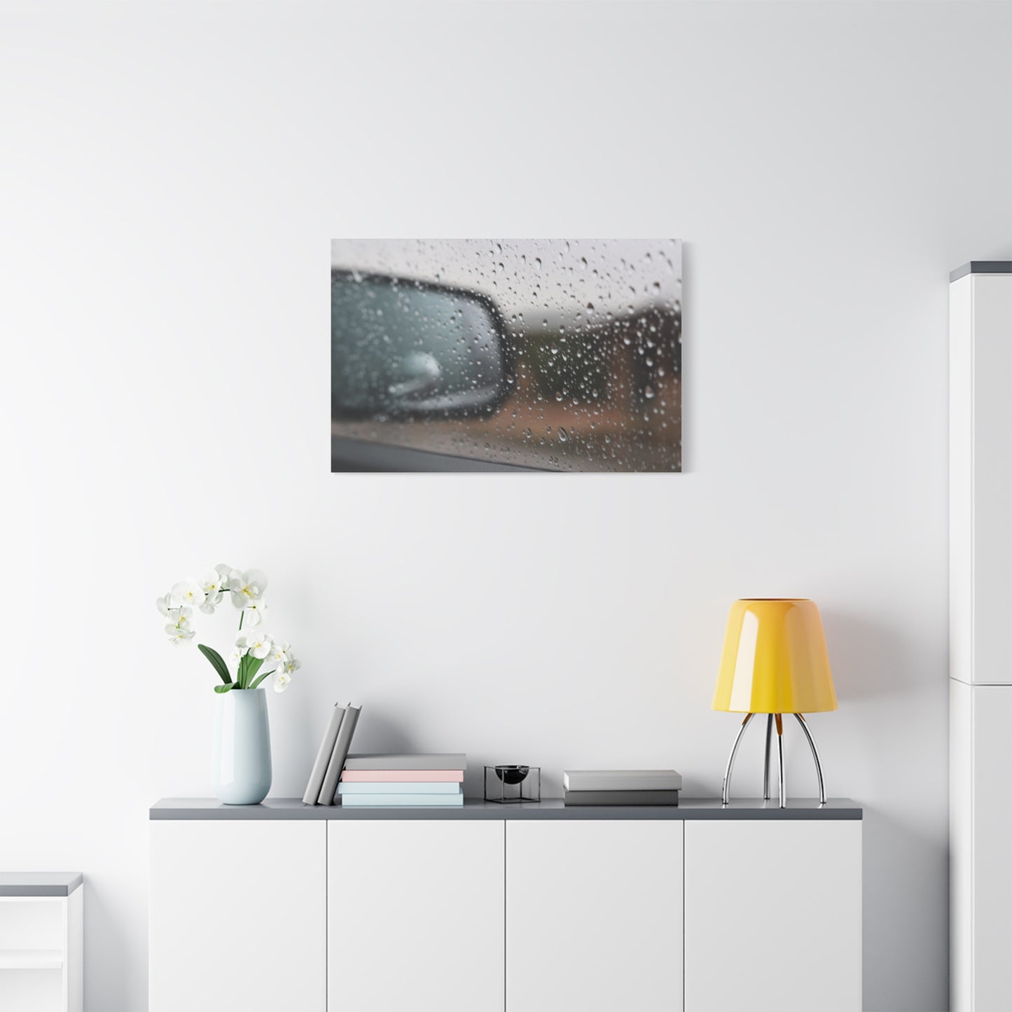 Blurred World Beyond — Moody Weather Photography Wall Art