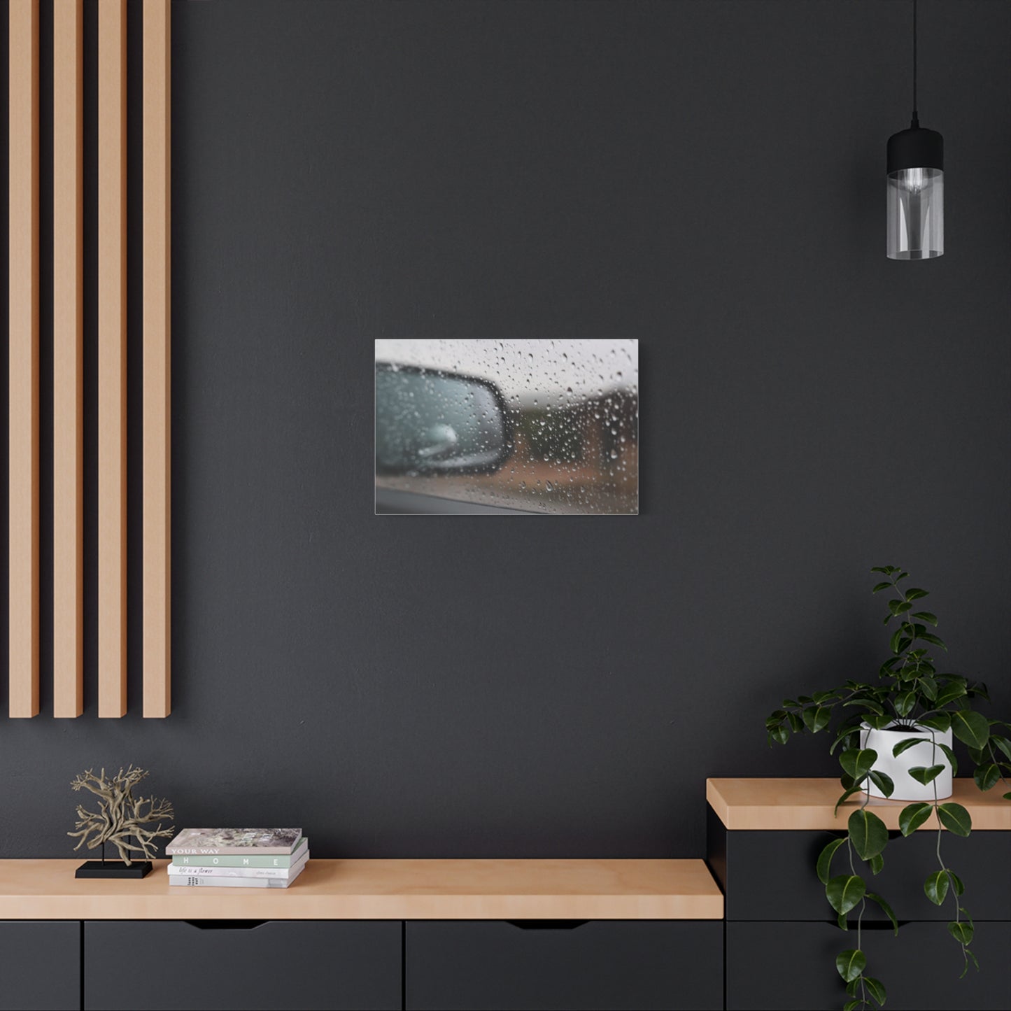 Blurred World Beyond — Moody Weather Photography Wall Art
