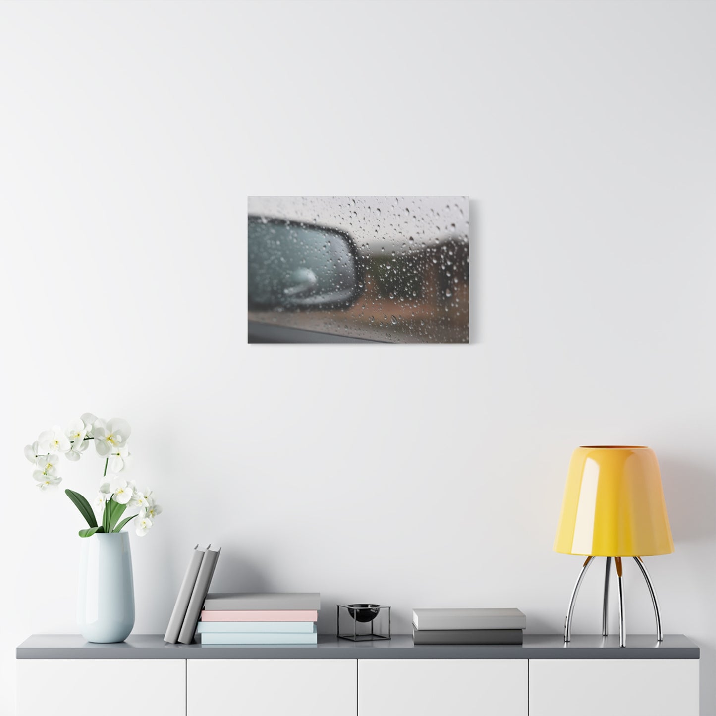 Blurred World Beyond — Moody Weather Photography Wall Art