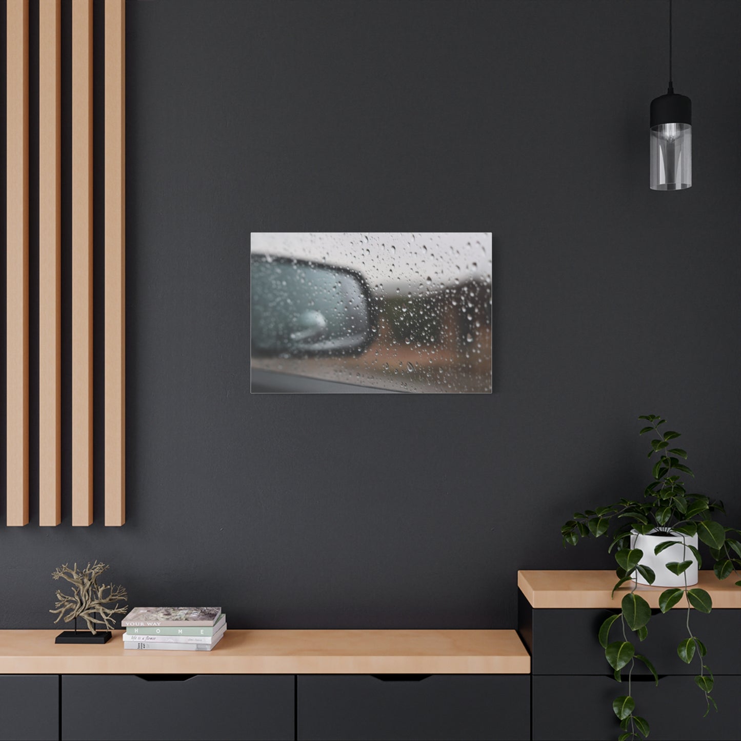Blurred World Beyond — Moody Weather Photography Wall Art