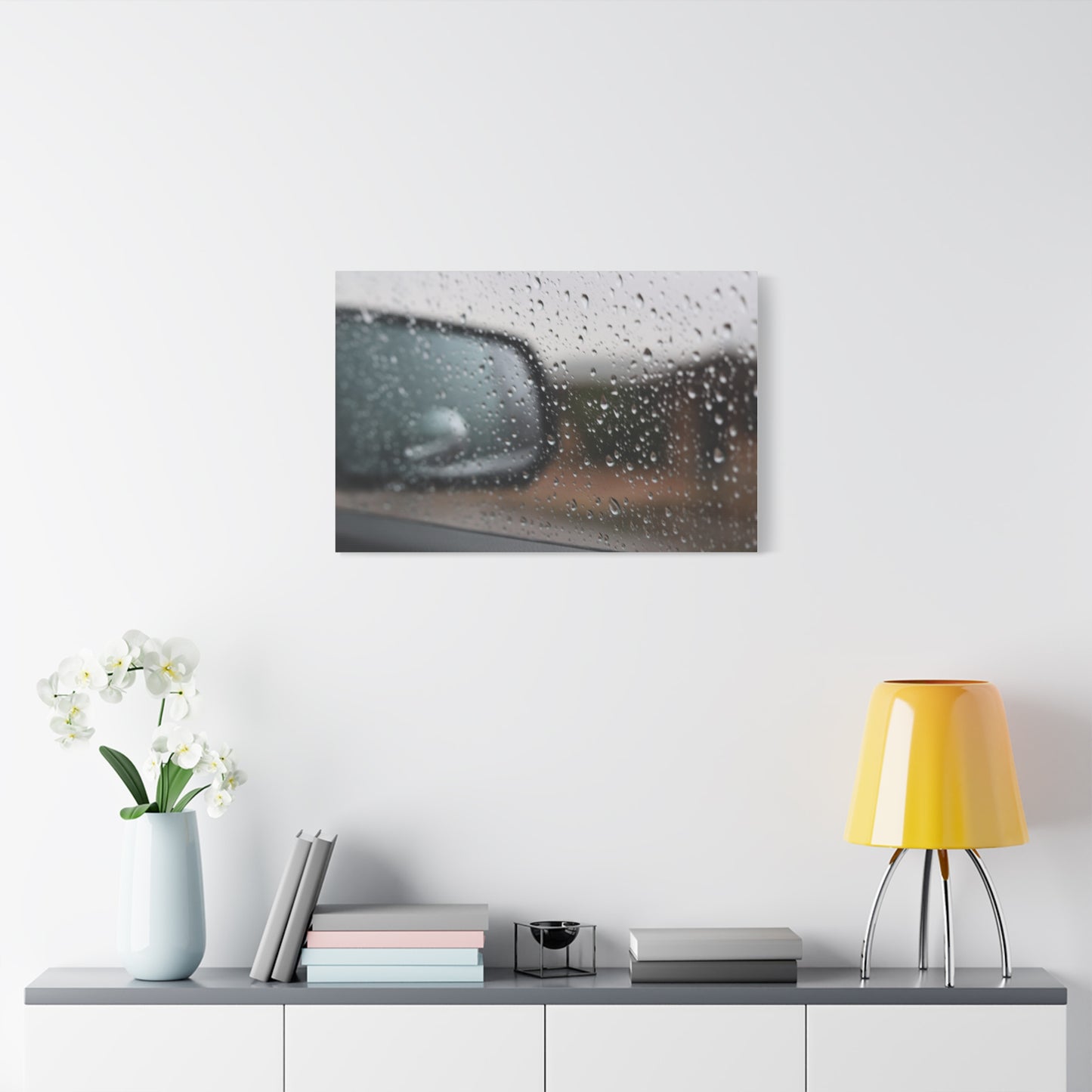 Blurred World Beyond — Moody Weather Photography Wall Art