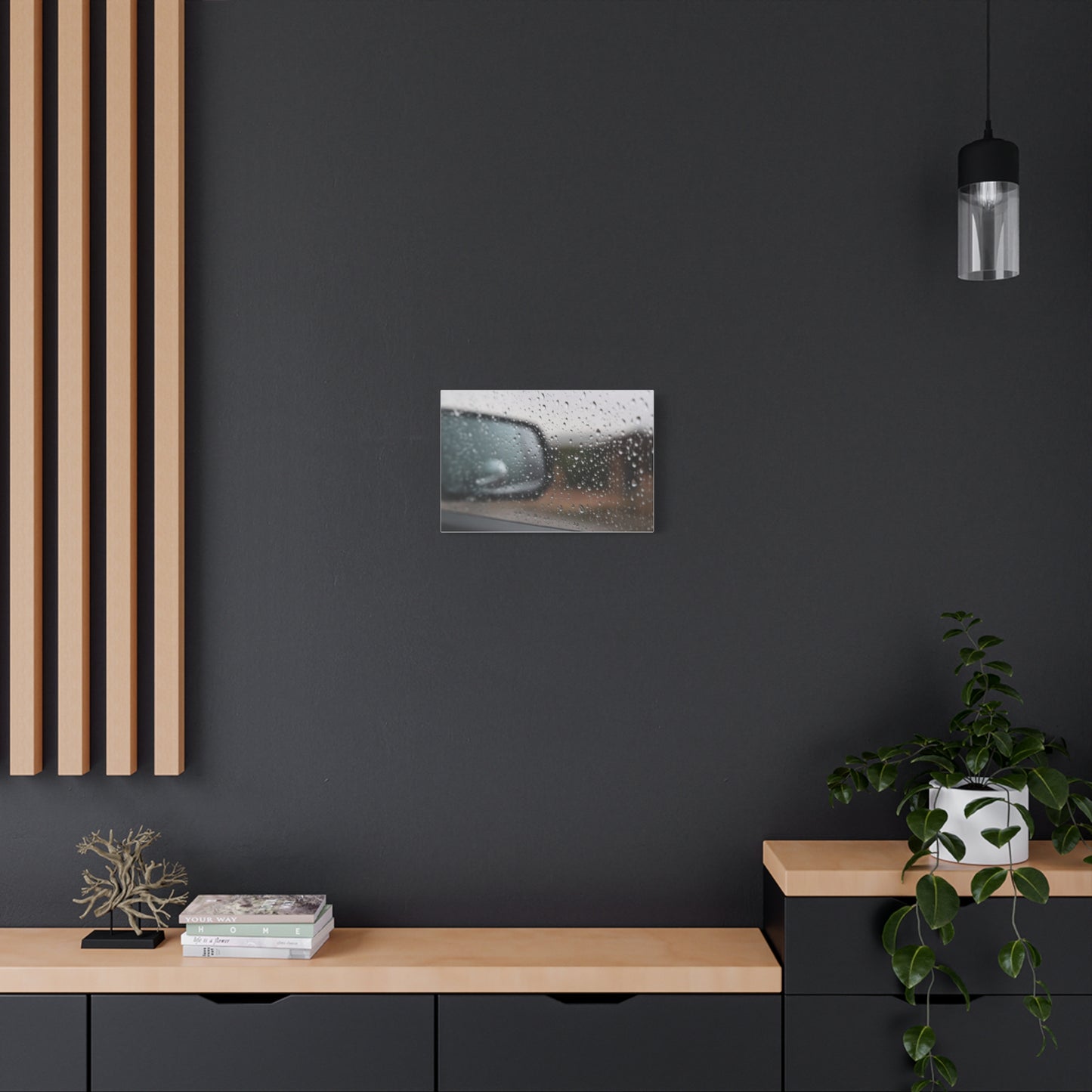 Blurred World Beyond — Moody Weather Photography Wall Art